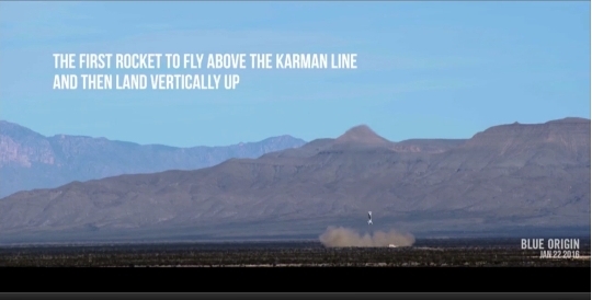 Blue Origin lands rocket vertically