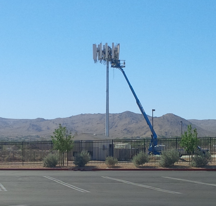 5G Cell tower installation