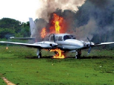 drug plane - Honduras