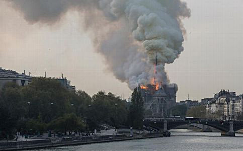 Notre Dame Cathedral fire 4-15-2019