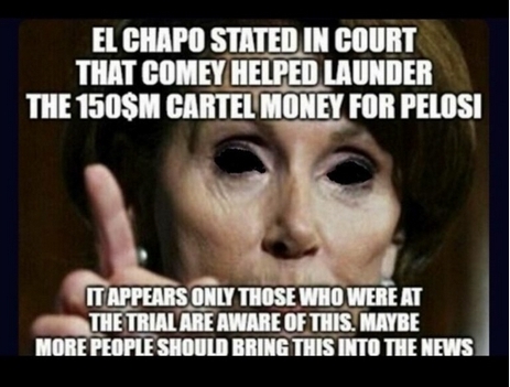 Pelosi gets Mexican Drug Cartel money through Comey