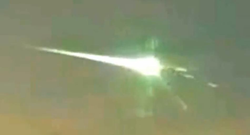 Russian missile strikes meteor