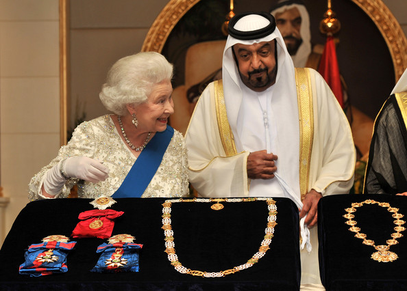 Sheikh Khalifa & Queen Elizabeth