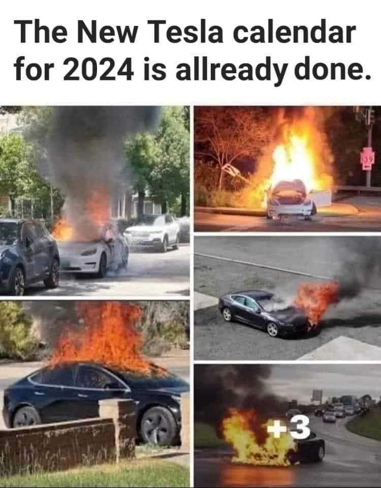 Tesla 2024 Calendar