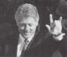 Clinton hand signal
