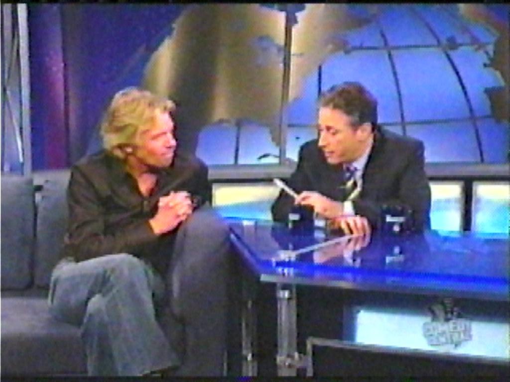 Branson with Stewart