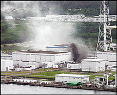 Nuke fire Japan 7-17-2007