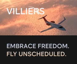 Charter your Jet with Villiers